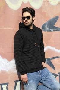 Pull à capuche épais 460 GSM coton polaire Streetwear sweat-shirt Logo personnalisé sweat à capuche surdimensionné fabricant en vrac - Product Image 6