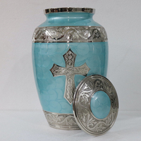 HHO Novedad: Urna Funeraria de Metal Hecha a Mano Estilo Europeo, Ecológica, Biodegradable, con Impresión Personalizada Disponible, para Mascotas, Venta al por Mayor