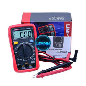 เล็กโซ่ UT-33B+ มัลติมิเตอร์แบบดิจิตอล จอ LCD มีไฟแบ็คไลท์ วัดแรงดันไฟฟ้า กระแสไฟฟ้า AC DC ความต้านทาน และความจุ +2mF พร้อมฟังก์ชั่นทดสอบ NCV - Product Image 1