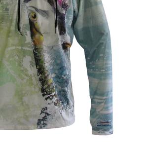 Nouveaux sweats à capuche de pêche à manches longues pour hommes, design personnalisé, sublimation, maillot de pêche, protection UV, sweat à capuche de pêche à manches longues pour hommes - Product Image 5