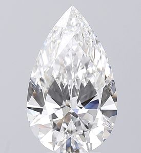 Proveedor en línea al por mayor de lujo Corte de pera 3,3 Ct E Color VVS2 Diamante cultivado en laboratorio suelto para ajuste de joyería Sitios de proveedores OEM ODM - Product Image 2