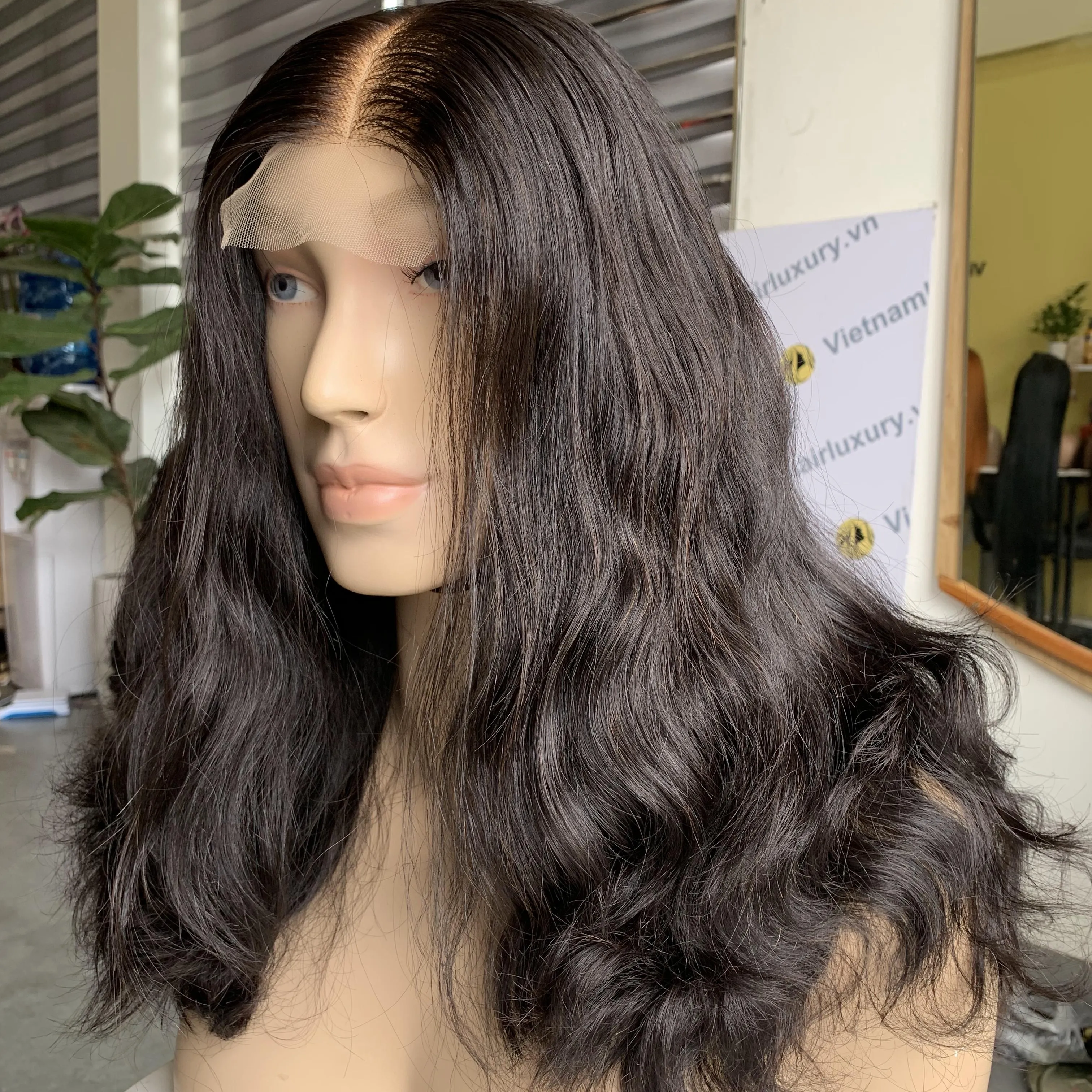 Sóng tự nhiên, lỏng lẻo sóng và cơ thể sóng tóc giả Việt tóc con người Remy Trinh Nữ phần mở rộng tóc con người giá bán buôn