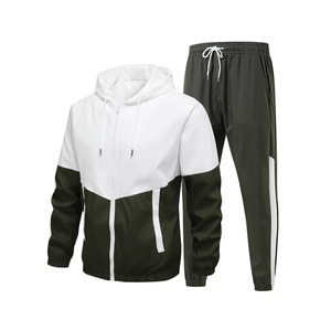 Survêtement personnalisé à fermeture éclair complète d'hiver et d'automne pour adultes, vêtements de sport décontractés de jogging avec impression de strass, nouveau design - Product Image 2