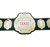 WWE-World Heavyweight Championship-Title Belt World-Heavyweight Championship Big-Gold Wrestling-Taille de la ceinture 4MM Adulte WWE-Title