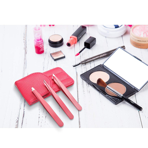 Precio al por mayor Premium OEM Pinzas para cejas Logotipo personalizado Acero inoxidable Ecológico Ligero Lujo Precisión Punta puntiaguda - Product Image 3