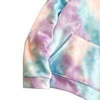 Sudadera con Capucha Personalizada con Logotipo para Hombre, de Alta Calidad, Estilo Oversize, con Cierre, Tie Dye, Vintage, 100% Algodón, OEM - Product Image 3