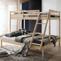 Lits superposés en bois massif en gros - Meubles de lit en bois - Prix bas, lit de haute qualité pour la maison, fabriqué au Vietnam