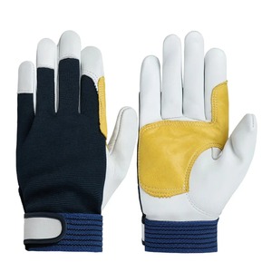 1Pair Men Work Gloves Soft Sheepskin Lightweight UV400 Cycling Sports Driving Farm Garden Welding Security Protection Safety - Product Image 1