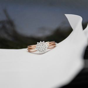 Anillo de oro sólido de 14 quilates certificado IGI, Diamante de corte brillante Natural, joyería fina minimalista para mujer, boda elegante para todos los días - Product Image 5