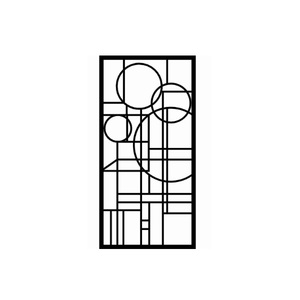 Black Powder Coated <b>Metal</b> Garden <b>Screen</b> Leaf Laser Cut Design for Decorative Privacy Use Garden Decor <b>Metal</b> Garden <b>Screen</b> - Product Image 3