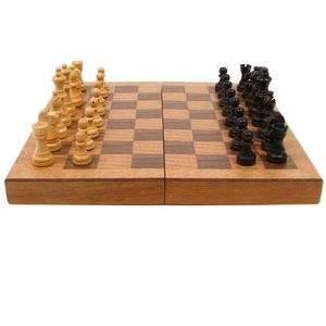 OFERTA: Juego de Ajedrez de Madera Personalizado de Lujo Práctico, Tablero de Ajedrez Plegable de Gran Tamaño con Piezas de Ajedrez - Product Image 1