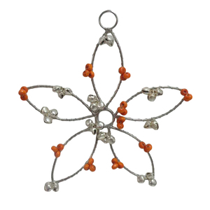 Juego decorativo para el hogar de alta calidad de 2 corazones colgantes de hierro/Cuentas niqueladas para colgar en la pared para decoración navideña de vacaciones - Product Image 5