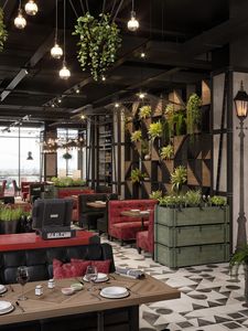 Custom Restaurant Furniture Project Set Dining <b>Tables</b> <b>Chairs</b> Booth Seating Reception Counter | OEM ODM Factory Direct - Product Image 2