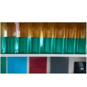 Hoja hueca de <span class=keywords><strong>policarbonato</strong></span> PC Anti-UV, placa solar, hoja de techo de plástico para invernadero, cobertizo de lámina corrugada FRP - Product Image 5