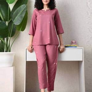 Bata corta de algodón de retazos para mujer, Vestido corto de noche, bata hecha a mano con 2 bolsillos - Product Image 5