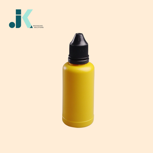 ขวดบรรจุภัณฑ์ของเหลวทรงกลม90มล. โซลูชั่นสำหรับขวดพลาสติก M0314ของเหลวสีเหลืองและสีขาว LDPE oem/odm - Product Image 2