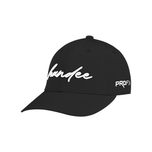 Gorra de Béisbol Handee Negra de 6 Paneles con Logotipo Blanco, Impresión en Serigrafía, Transpirable, de Algodón, Estilo Casual para Adultos, Protección Solar - Product Image 1
