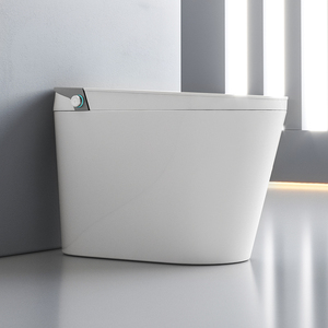 2024 salle de bain de luxe de luxe CUPC toilette siphonique automatique autonettoyant bol allongé toilette publique intelligente incluse à distance - Product Image 6