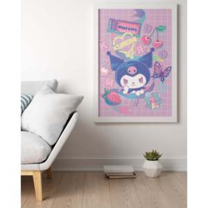 Sanrio Modern Design Paper <b>Poster</b> Kuromi Mood Hello Kitty for Wall Decorations on Birthday Occasions - Product Image 5