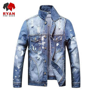 Chaqueta Vaquera para Hombre, Color Personalizado, Logotipo en Tela, Fabricación OEM/ODM, Cierre de Botones, Ropa Exterior Informal, Calidad de Exportación - Product Image 2