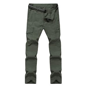กางเกงคาร์โก้ผู้ชายสไตล์ลำลองแบบยุทธวิธี ออกแบบเองได้ หลายกระเป๋า สตรีทแวร์ สำหรับกิจกรรมกลางแจ้ง กางเกงคาร์โก้ผู้ชายแบบฟอก - Product Image 1