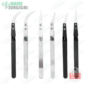 Pince à souder anti-magnétique de haute qualité Outil de précision pointu et incurvé - Product Image 2