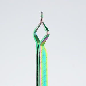 Meilleure qualité nouvelle pince à épiler d'isolation extensions de cils pince à épiler légère et ergonomique pince à épiler d'isolation de cils en acier inoxydable - Product Image 1