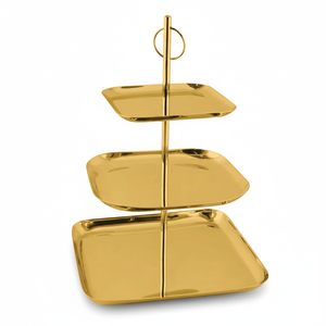 Présentoir à gâteaux de qualité supérieure en acier inoxydable avec un design classique et élégant disponible en trois couleurs - Product Image 1