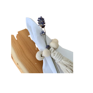 Recién llegados Diseño Macramé Servilletero Hermoso diseño Más exigente Precio bajo Acabado suave Diseño de soporte de tejido - Product Image 4