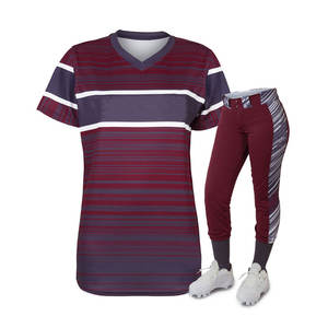 ชุดซอฟต์บอลแบบมืออาชีพสำหรับทีมแข่งขัน พร้อมดีไซน์ผ้าควบคุมเหงื่อ - Product Image 1