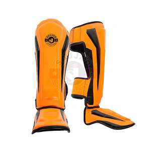Espinillera de cuero sintético de diseño único, protector de espinillera MMA para exteriores, nueva tendencia - Product Image 4