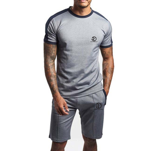 Tenue décontractée de rue pour hommes-Short et t-shirt en coton respirant pour l'été - Product Image 2