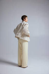 Pantalon d'hiver formel en laine écologique et coupe-vent élégant et confortable pour femmes personnalisées - Product Image 5