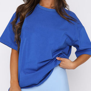 Camiseta simulada de punto de manga corta con cuello alto personalizable para mujer, Top con estampado ecológico de verano - Product Image 1