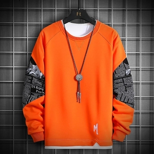 Sweat à capuche surdimensionné à épaules tombantes le plus populaire Sweat-shirt à col rond imprimé lourd pour hommes femmes solide anti-rétrécissement tricoté - Product Image 2