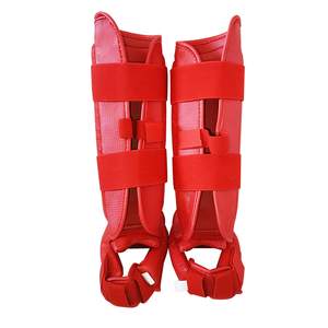 Espinillera y protector de empeine aprobados por la WKF (rojo-L) - Product Image 3