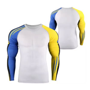 ชุดเสื้อผ้าสำหรับผู้ชายชุดจียูจีมิสึกิโมโน BJJ รัชการ์ดแบบบีบอัดดีไซน์แบบกำหนดเอง - Product Image 1