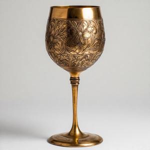SaintedCup Eternal Faith-Cáliz de comunión plateado, copa de vino religiosa ornamentada PARA LA Santa Misa y las ceremonias sagradas - Product Image 3
