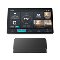 Tablette intelligente pour hôtel de 11 pouces avec station de charge, sans caméra, tablette de contrôle des invités en chambre, WiFi, Android, tablette PC pour l'hôtellerie