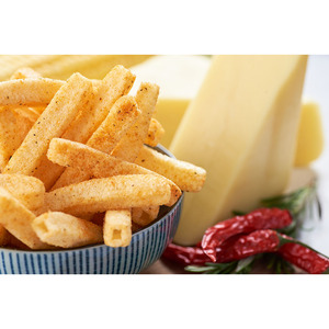 Cajun Cheese <b>Corn</b> Flute Chips-Spicy Salty Gluten-Free Fried Grain <b>Snack</b> Bulk Pack - Product Image 3