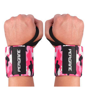 Correa de muñeca para gimnasio, correas de levantamiento de pesas, entrenamiento de Fitness, envolturas de muñeca para mano, Powerlifting, logotipo personalizado, gran oferta - Product Image 1