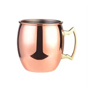 Belle tasse en cuivre apportant l'élégance de classe et le flair artistique aux moments quotidiens de café, de thé et de cocktail - Product Image 4