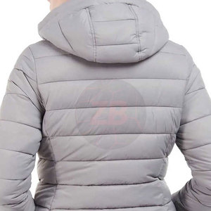 Stylish Women Puffer Jacket Warm Quilted Winter Outerwear With Zip Closure For Casual Outdoor Use - Product Image 5
