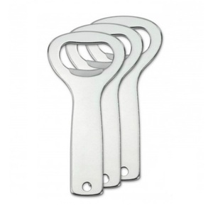 Juego de 3 abrebotellas pequeñas de acero inoxidable, Abrebotellas con diseño personalizado de varios tamaños y acabado - Product Image 1