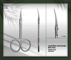 กรรไกรตัดเล็บใบมีดโค้งแบบมืออาชีพกรรไกรตัดเล็บเท้าสแตนเลสสำหรับทำเล็บมือและดูแลส่วนบุคคลเครื่องมือความงามสำหรับการทำเล็บ - Product Image 3