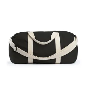 Borsa Sportiva Foza in Cotone Riciclato, Zaino Promozionale Sostenibile con Coulisse - Product Image 1