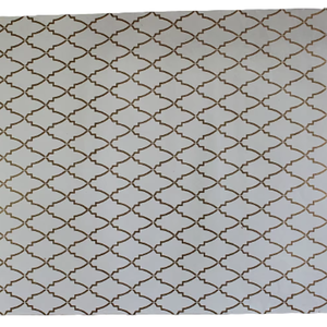 Beautiful Gift <b>Wrapping</b> Handmade Recycled Cotton <b>Paper</b> With Golden Metallic Print Cream Color Art & Craft Gift Sheets - Product Image 1