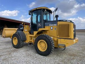 รถตักดิน2015สำหรับ John Deere 444K รถตักดินเครื่องยนต์รถไฮดรอลิกไฮเดอร์รถแบคโฮที่ใช้ในราคาประหยัด