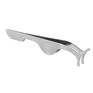 Pinzas de pestañas de acero inoxidable hechas en fábrica para extensiones Pinzas de punta de fibra de pestañas para pestañas clásicas Tipo de Punta puntiaguda - Product Image 1
