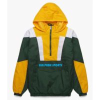 Veste coupe-vent pour homme Blank Sport, à capuche, réversible, 100% polyester, motif lettres, prix bas